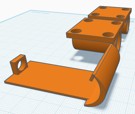 Storage piece for desk