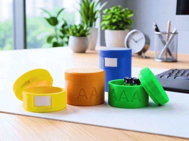 Storage Containers - Snap-Fit 3D model