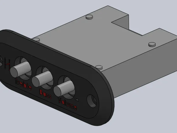 ZK-502 / ZK-1002 Amplifier Flush Mount Plate