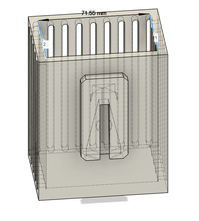 Architectural Fluted Pegboard Tools Holder — miniatura 6