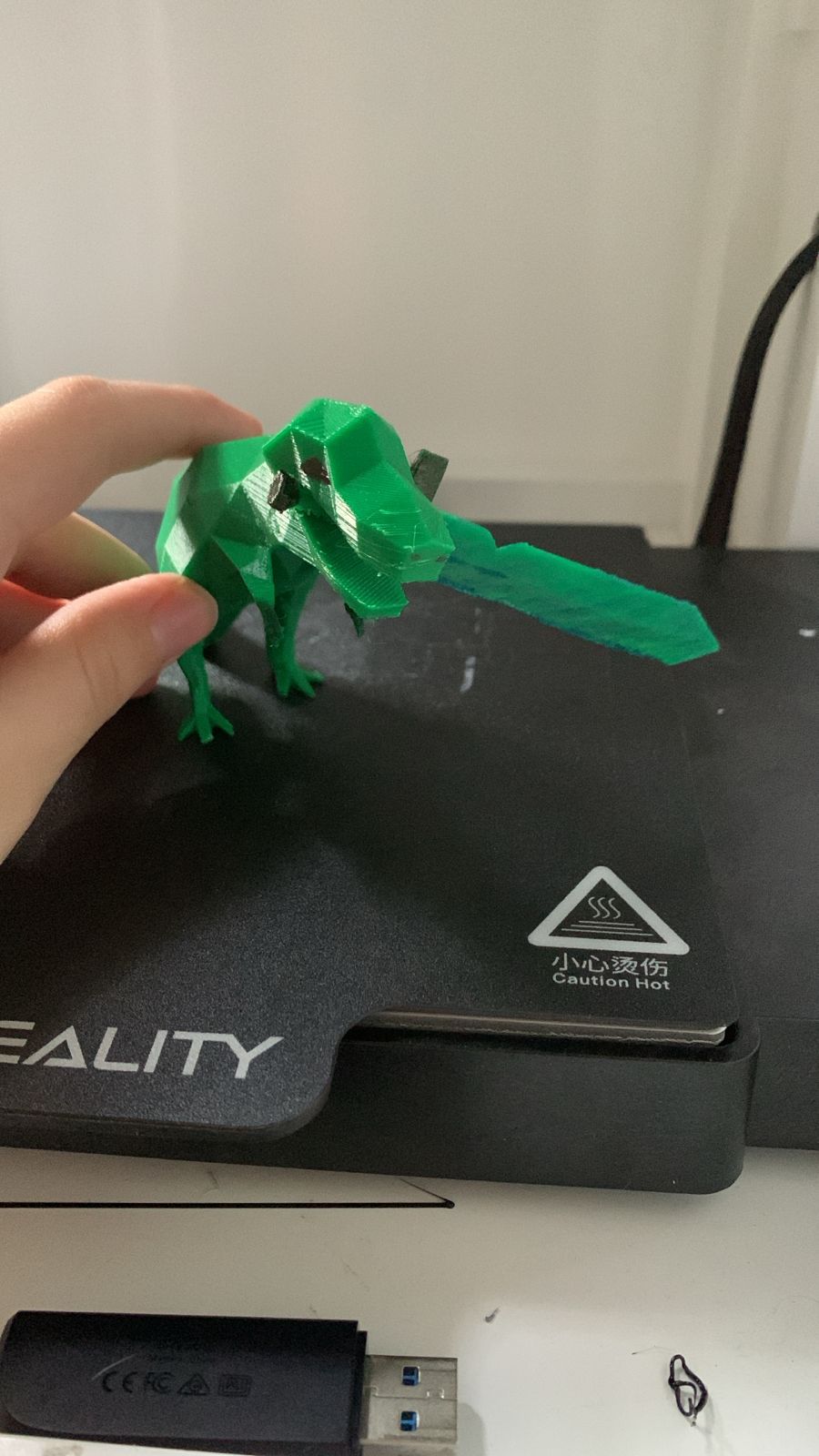 dino with a sword