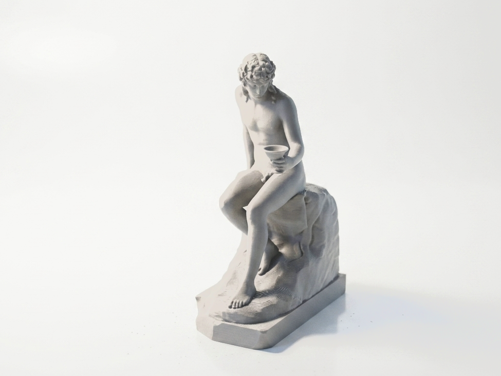 Classic Bacchus Statue Museum Sculpture 3D Printable
