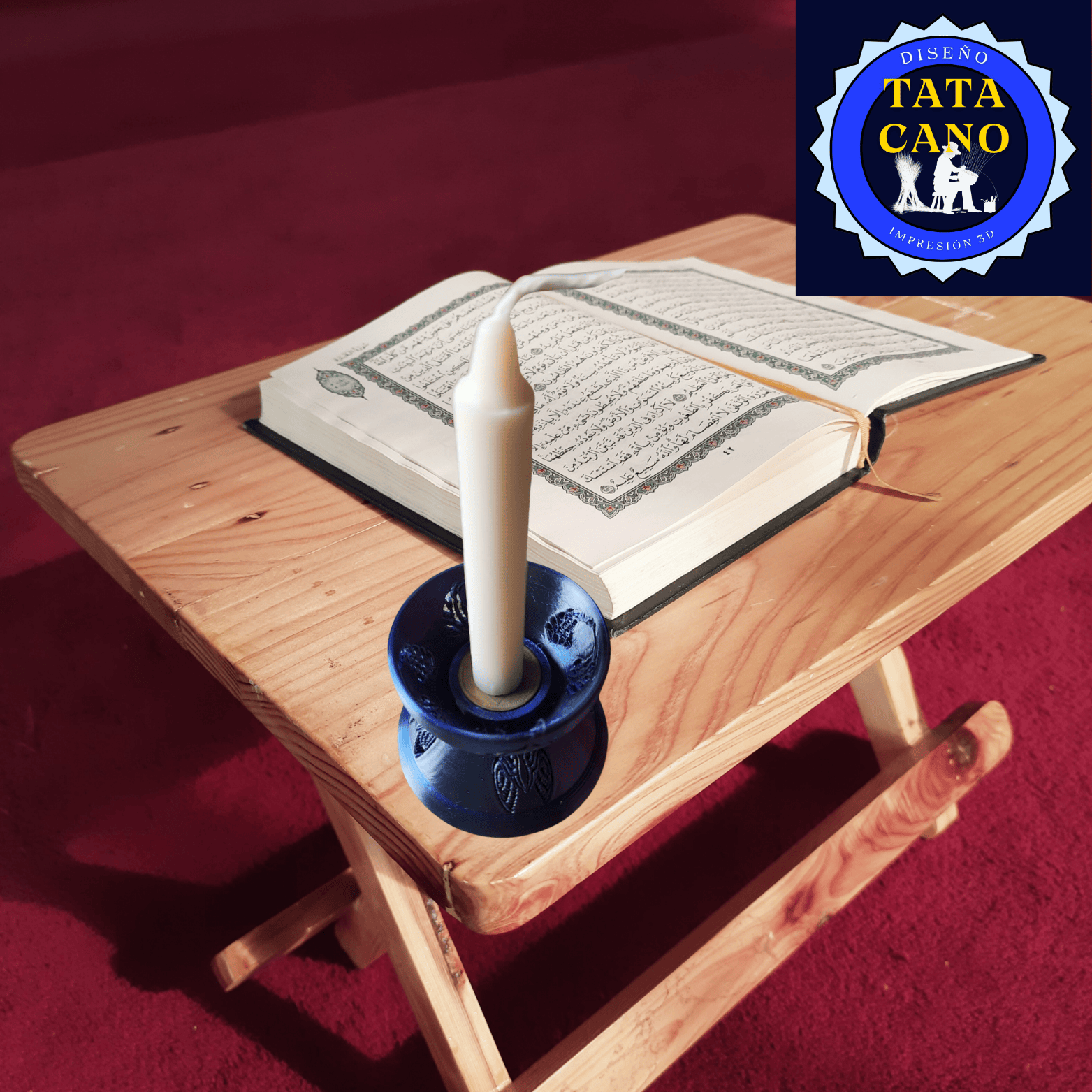 Miniatura 4 do modelo 3D Candelabro -Candle Holder