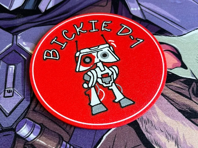BD-1 (Bickie D-1) Coaster