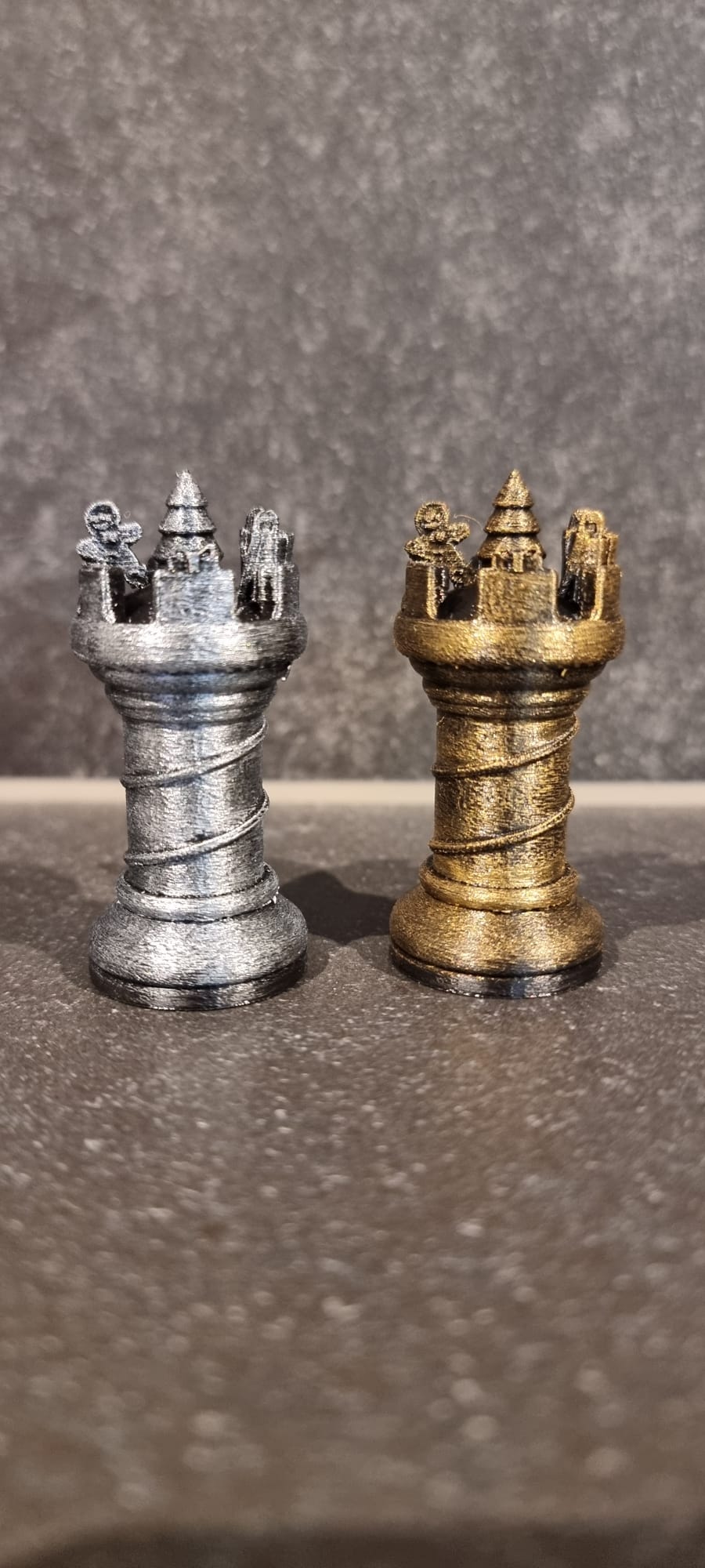 Christmas Edition Rook Chess Piece