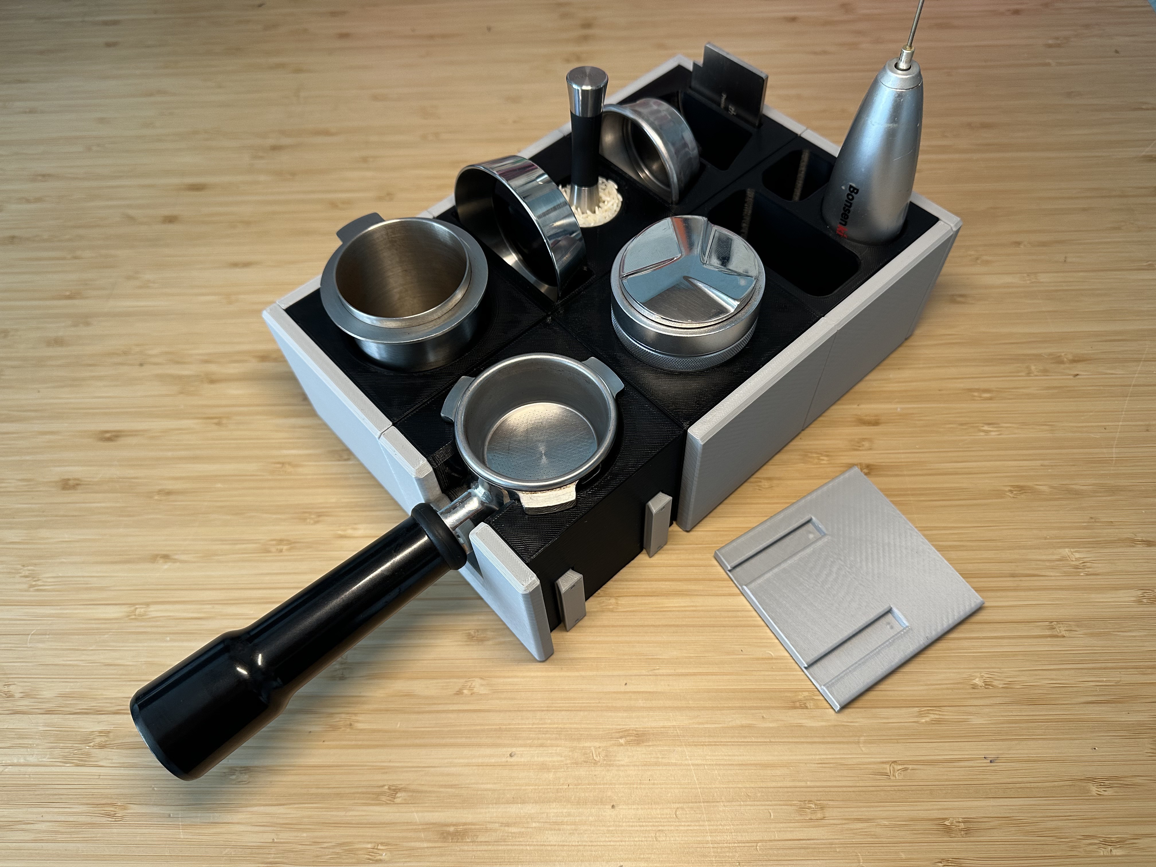 Modified Coffee Blocks: Modular Espresso Tamping Station