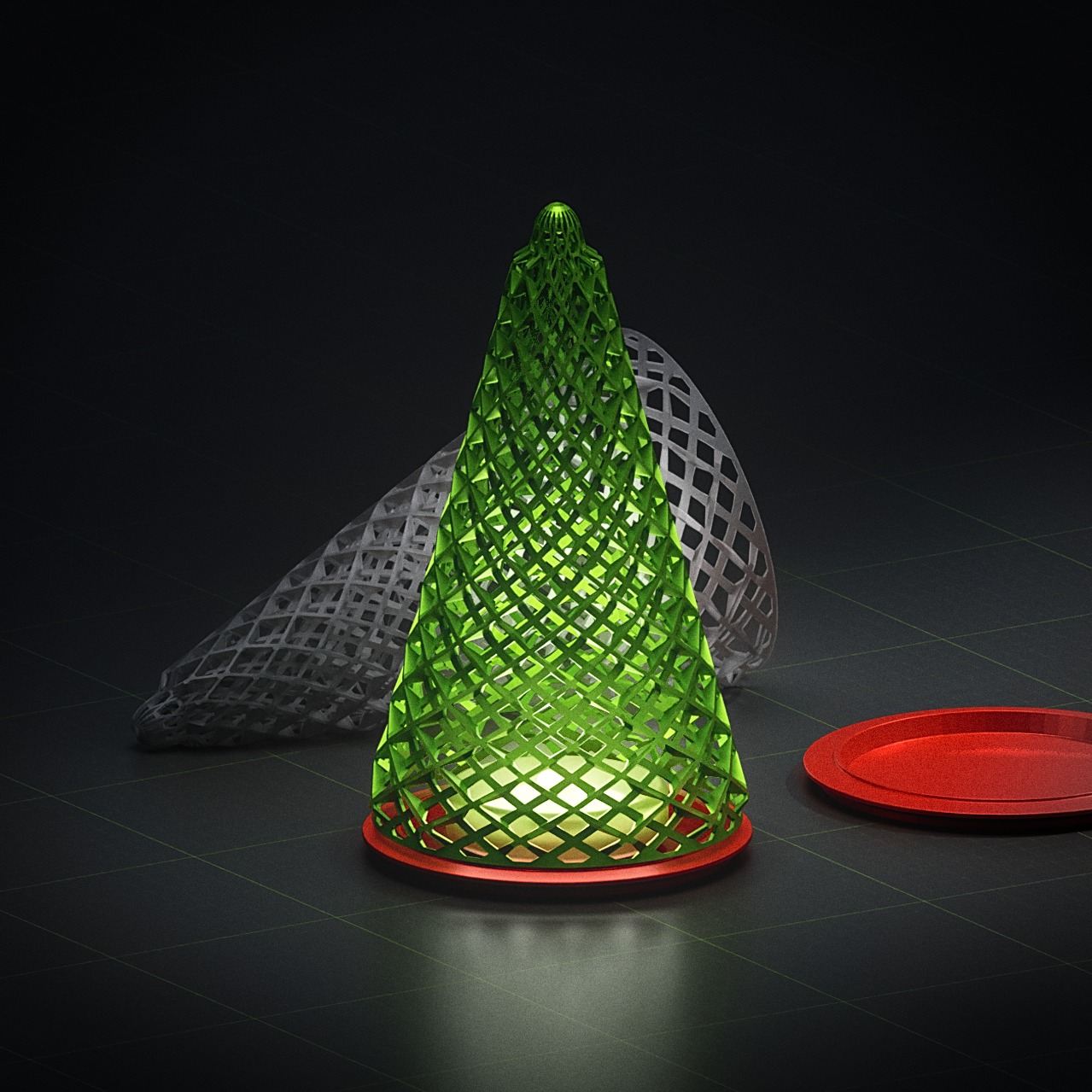 Christmas Tree Desk Ornament 01b