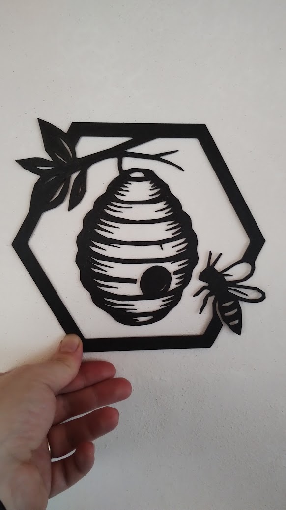 Dekorace včela a úl / Bee and beehive decoration