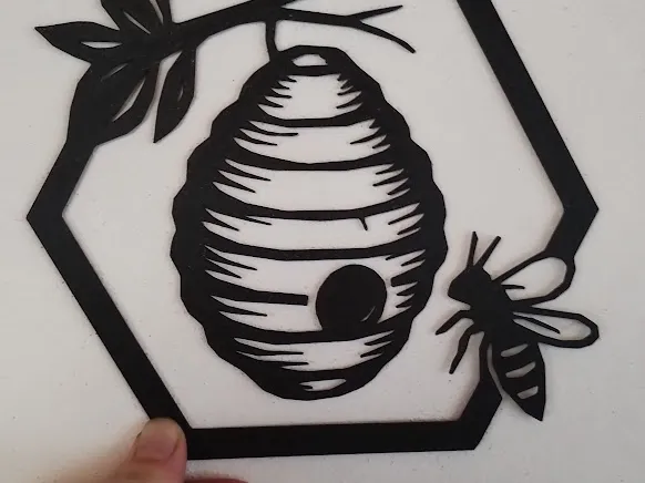 Dekorace včela a úl / Bee and beehive decoration