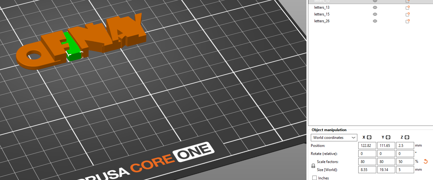 3D Name Keyring — thumbnail 3