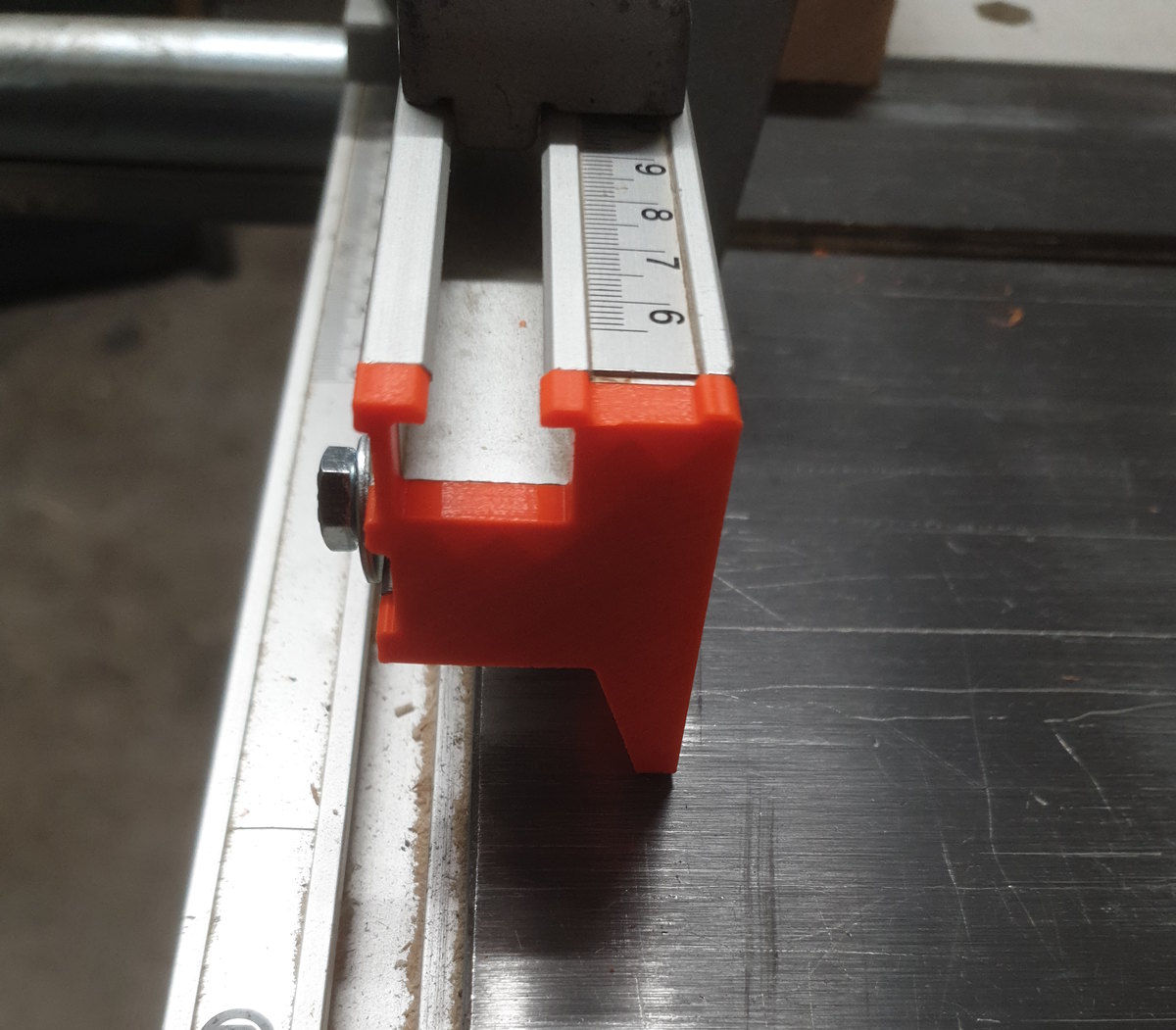 Zero clearance block for Metabo TK 1685/1688 table saw