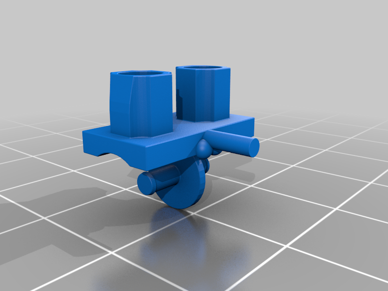 Slightly anatomically correct minifig hip piece