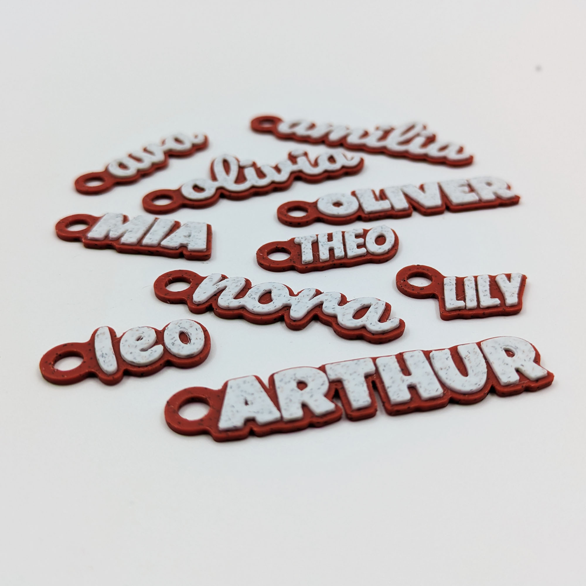 Miniatura 7 do modelo 3D Keychain Name Tags