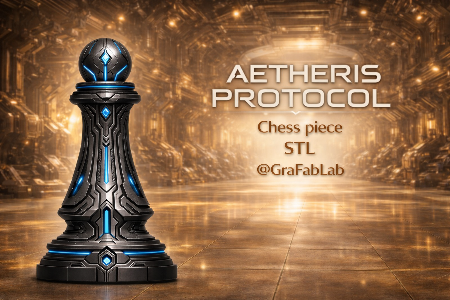 Aetheris Protocol "Pawn" - chess piece