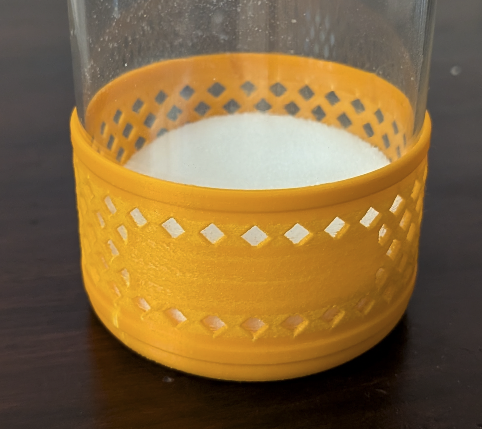 Cylindrical Glass Container, Protection, Decor, 96mm Diameter 3D model