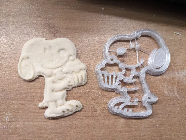 Snoopy cookie cutter