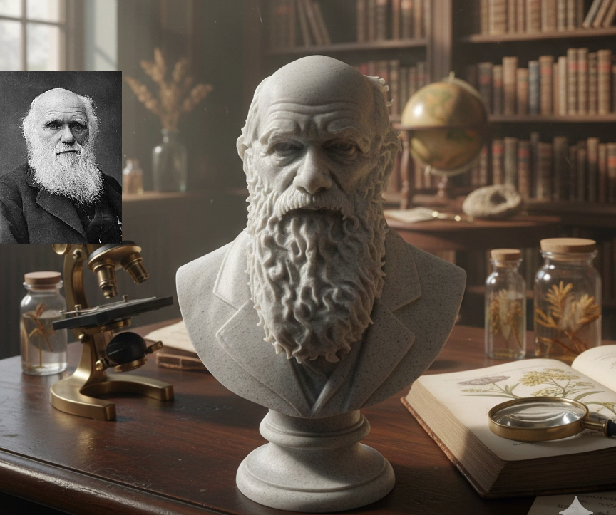 Charles Robert Darwin – Bust