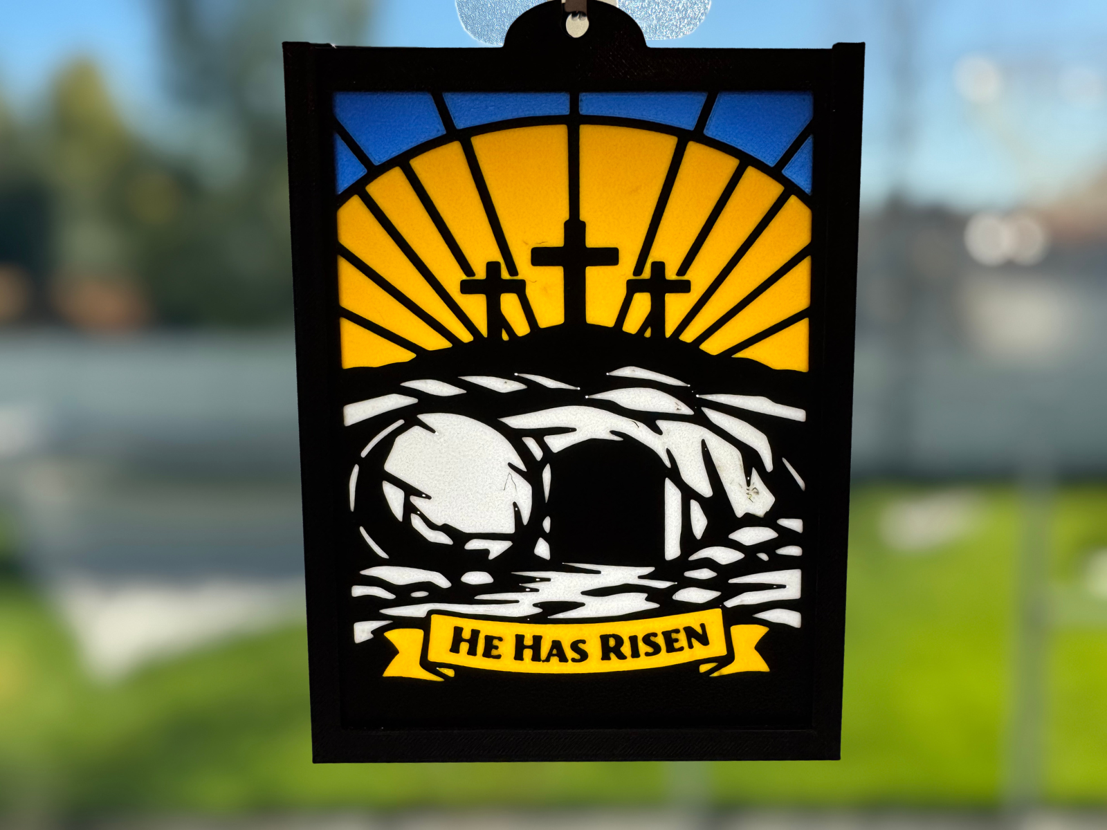 Miniatura 7 do modelo 3D Easter Stained Glass Light