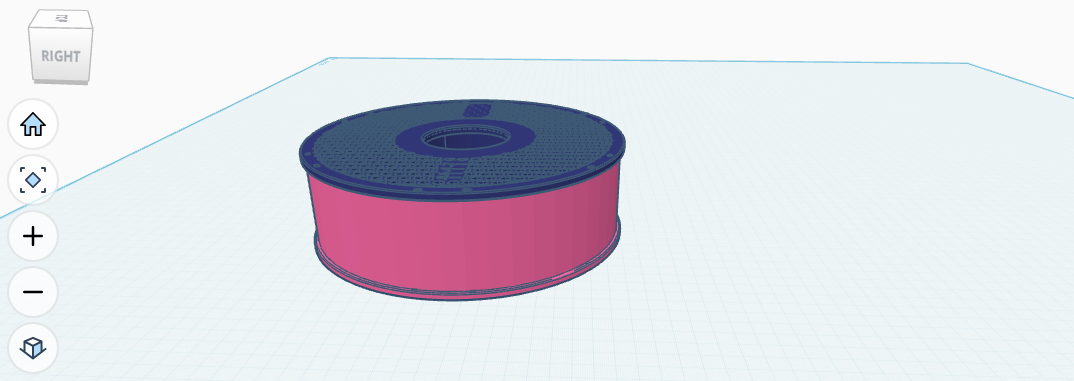 Filament spool themed chest