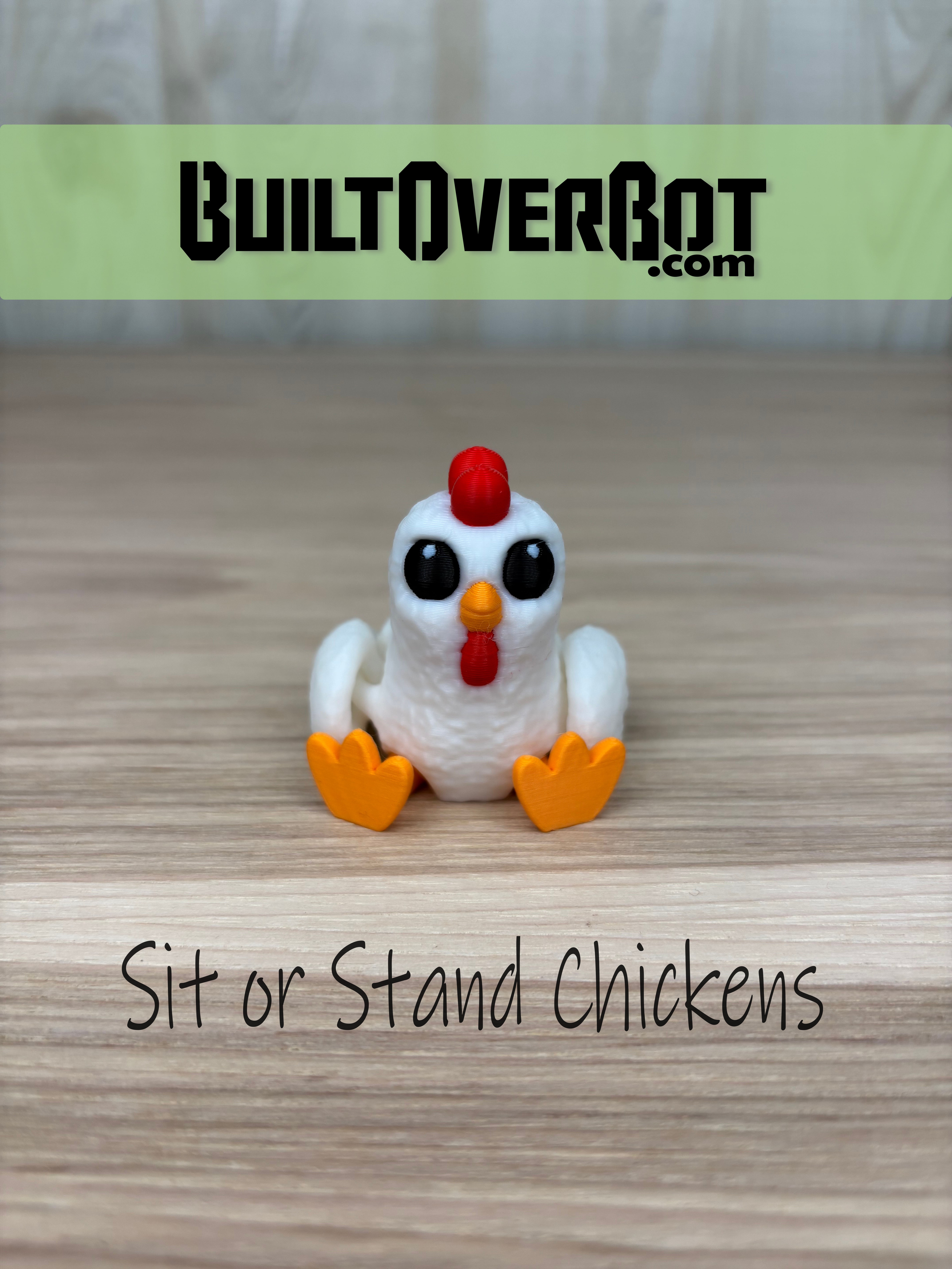 Sit or Stand Chicken with Wings