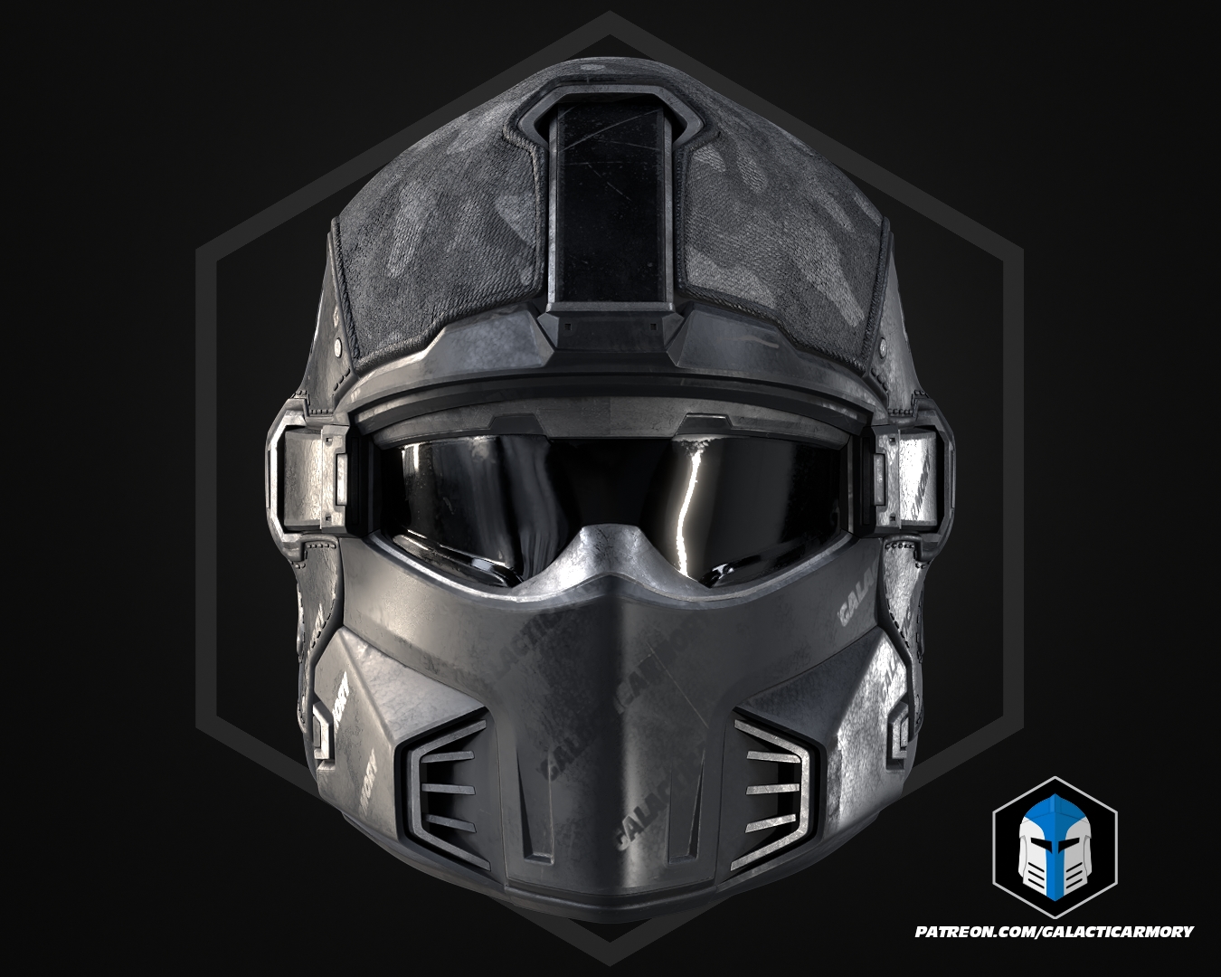 HD2 Shadow Paragon Helmet - 3D Print Files