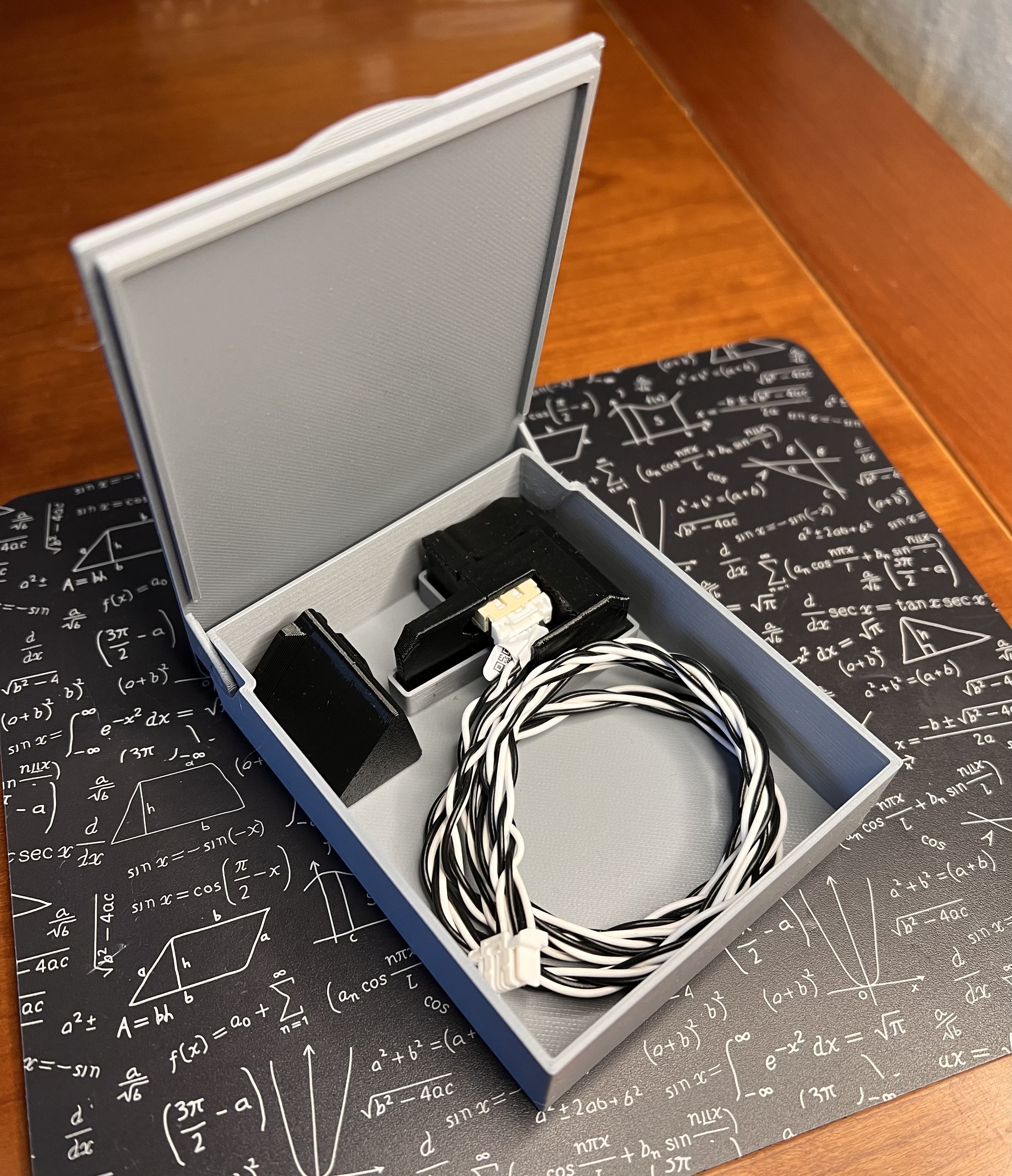 Core One ShaperSafe Case — Hinged Storage Box for Prusa Input Shaper Accelerometer