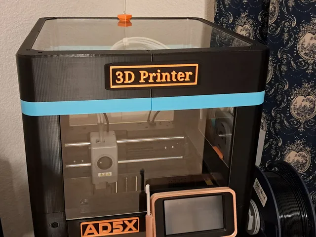 AD5X Enclosure Label