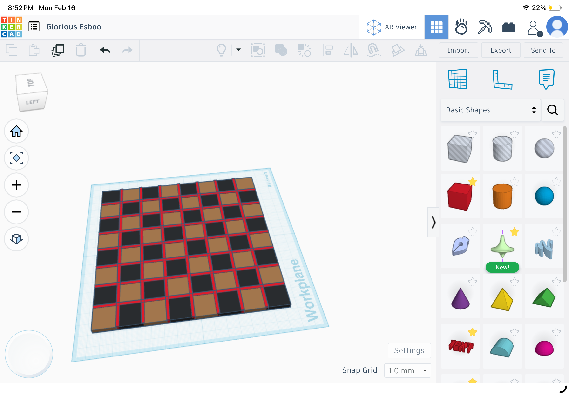 Chess board
