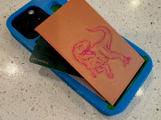 iPhone 16 pro case with 3 card wallet compartment