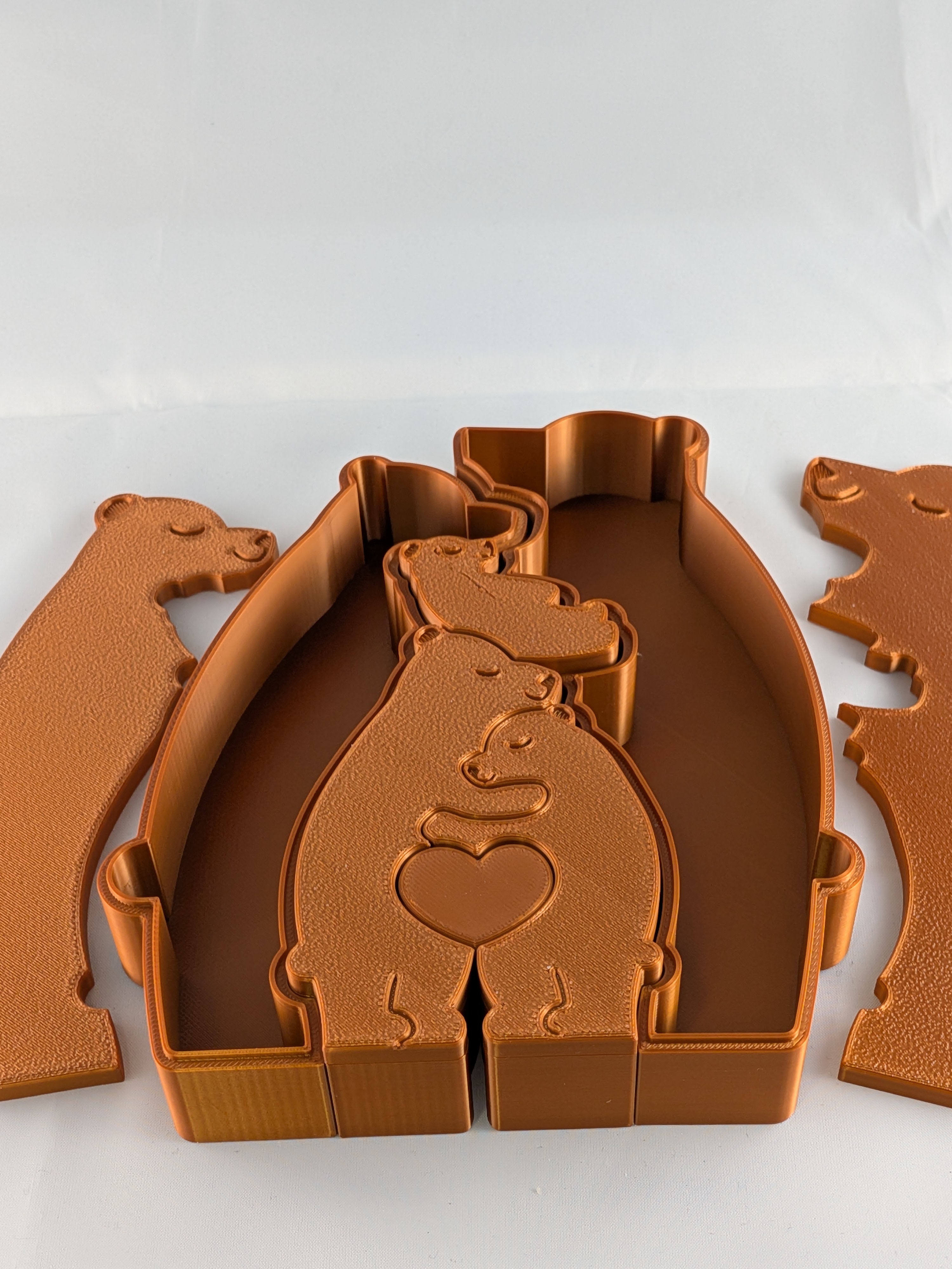 Puzzle Bear Family – Interlocking Hugging Bears (Up to 5 Bears) — thumbnail 3