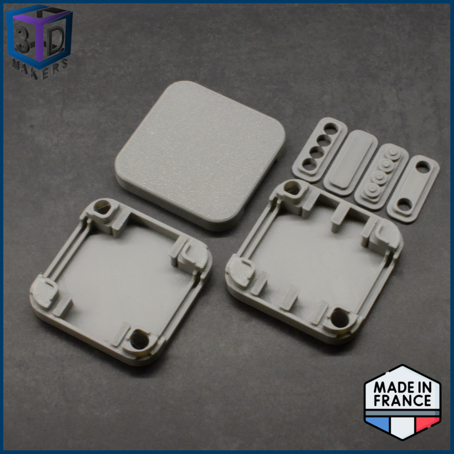 Modular Junction Box for Wago Connectors – Integrated Clips and Interchangeable Cable Exits