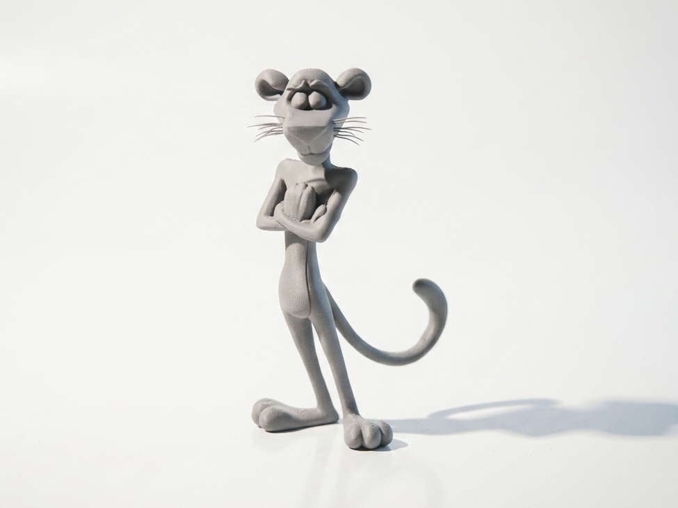 Pink Panther Figurine Cartoon Character 3D Printable