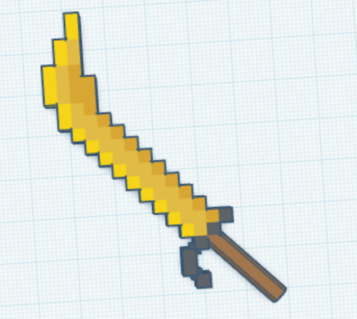 Miniatura 11 do modelo 3D Dummy 13 custom minecraft weapons