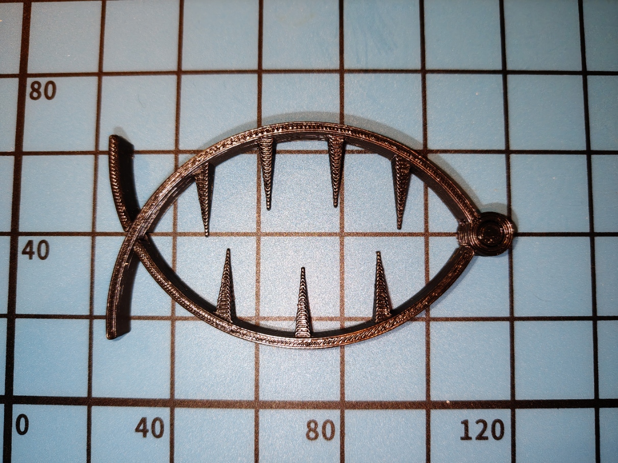 fishy hair clip