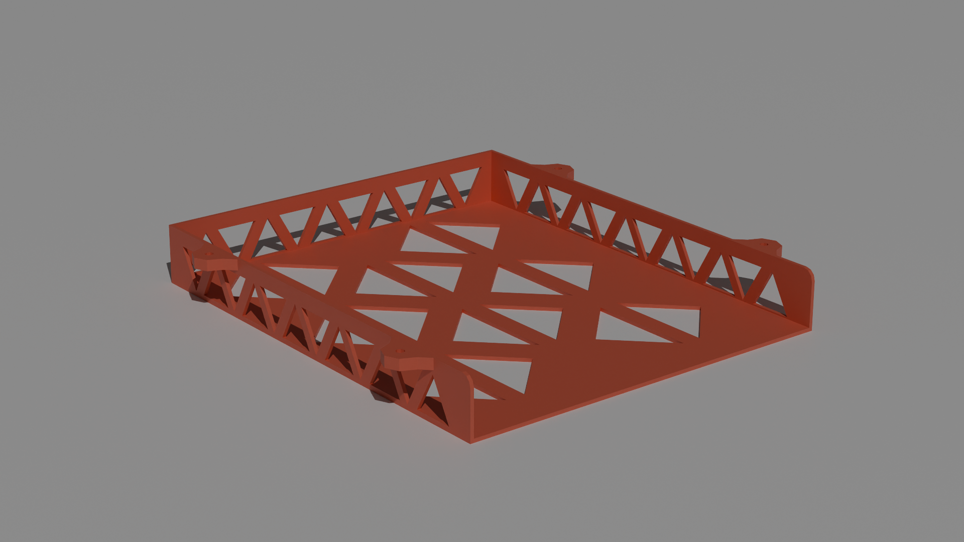 Miniatura 4 do modelo 3D under table shelf