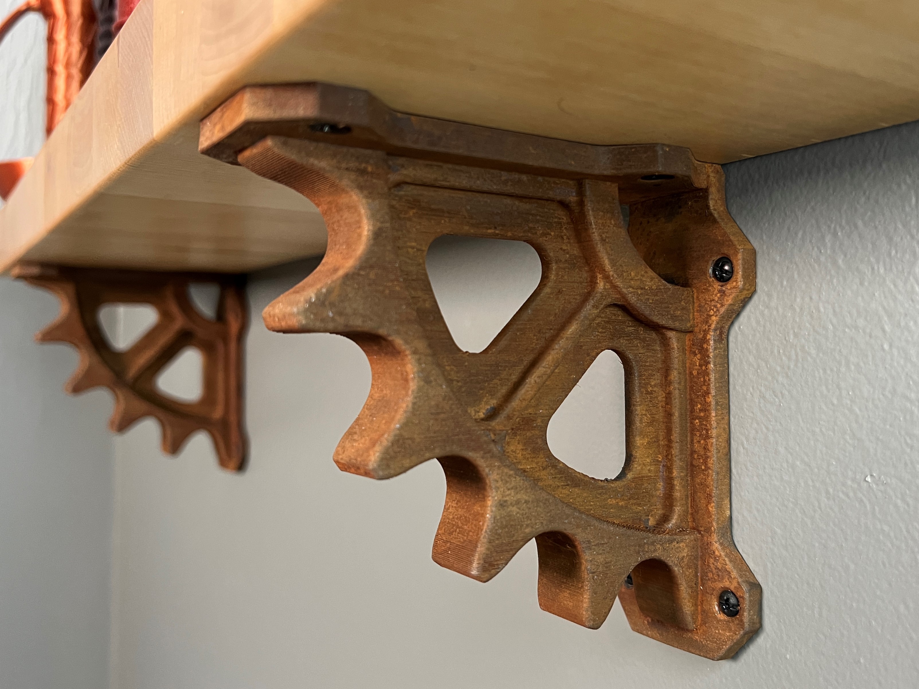 Miniatura 2 do modelo 3D Gear Shelf Bracket