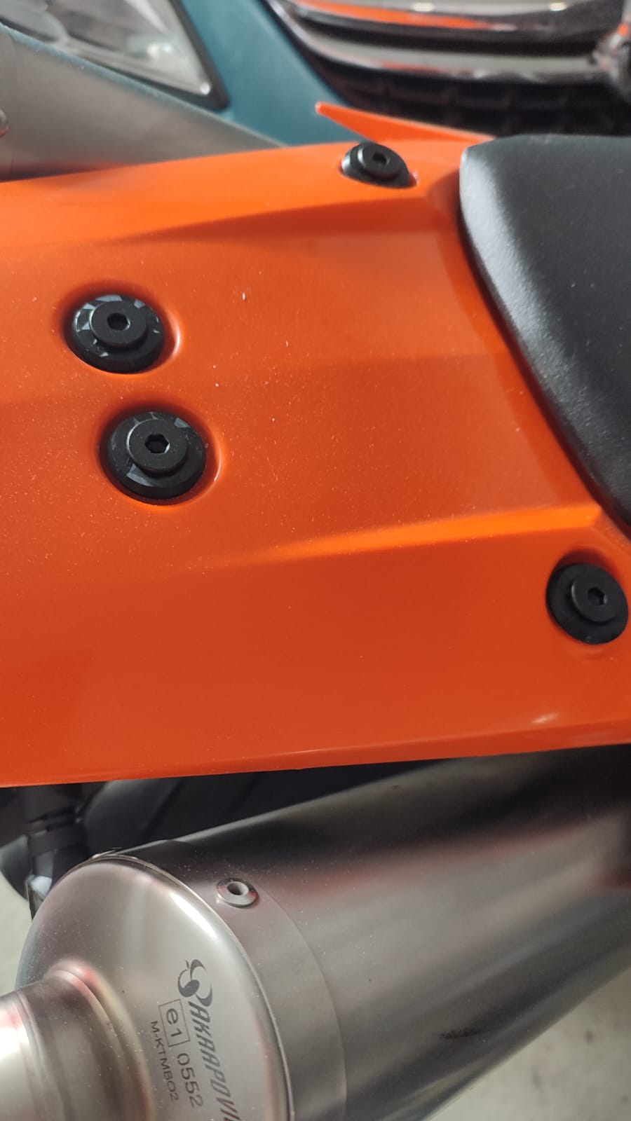 KTM 950 Heck Sozius Halterung Alternative