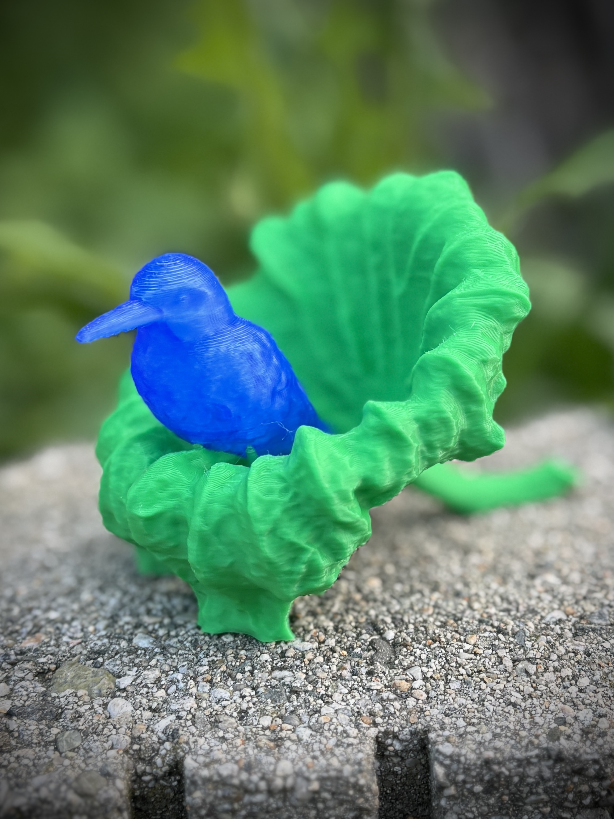Bird in a Leaf