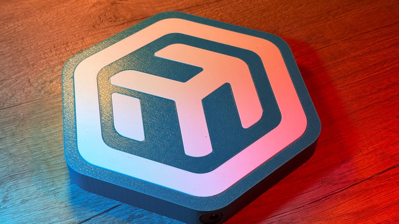 MikroTik Logo Wall Lamp – Modular 3D Printed LED Light