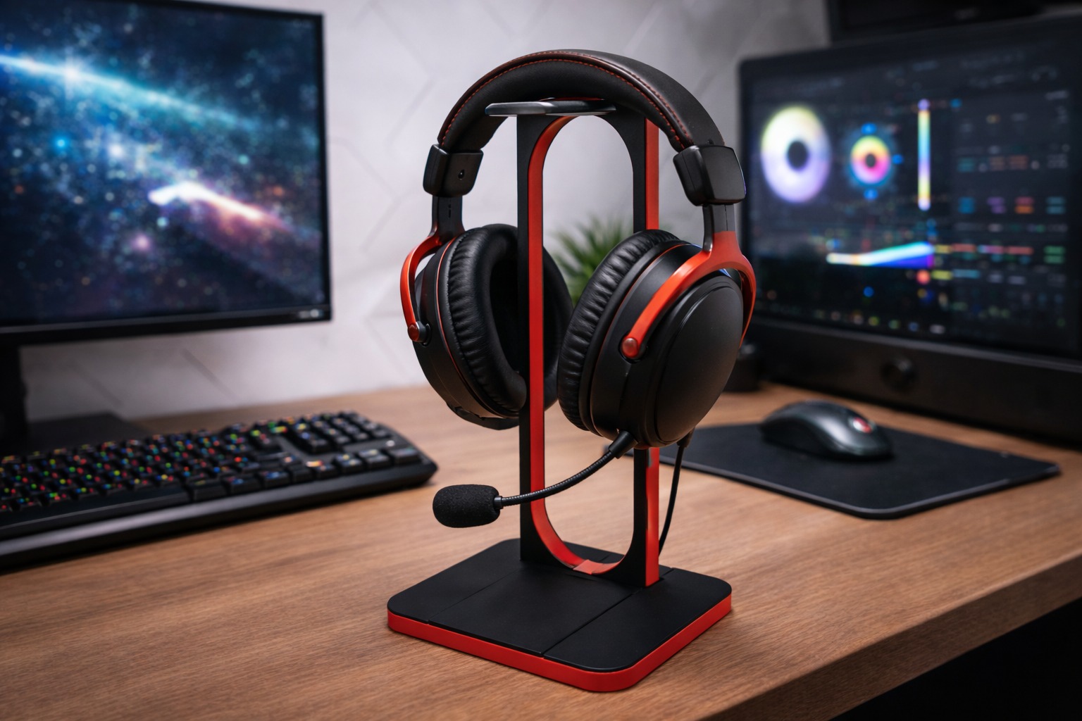 Gaming Headset Ständer mit personalisierbarer Base