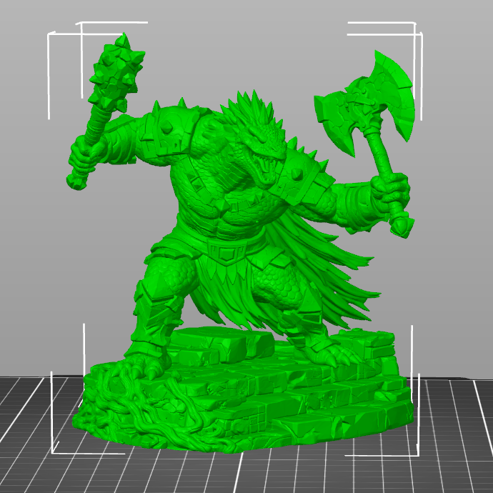 Vhorlath Realms – Reptilian – Scalehide Berserker (Dark Fantasy 3D ...