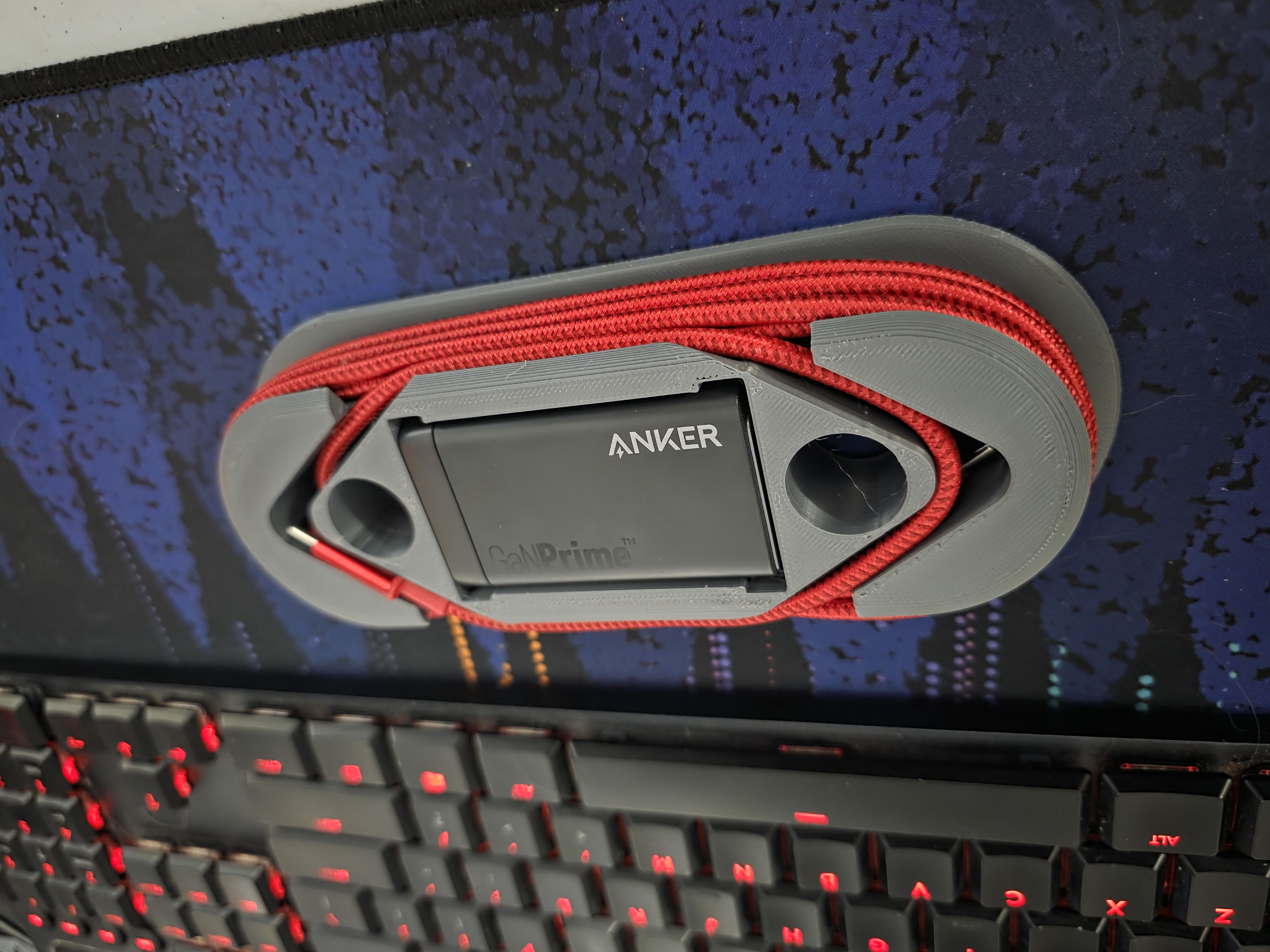 Steam Deck Case Compartment Blank and Anker Power Adapter/Cable Holder