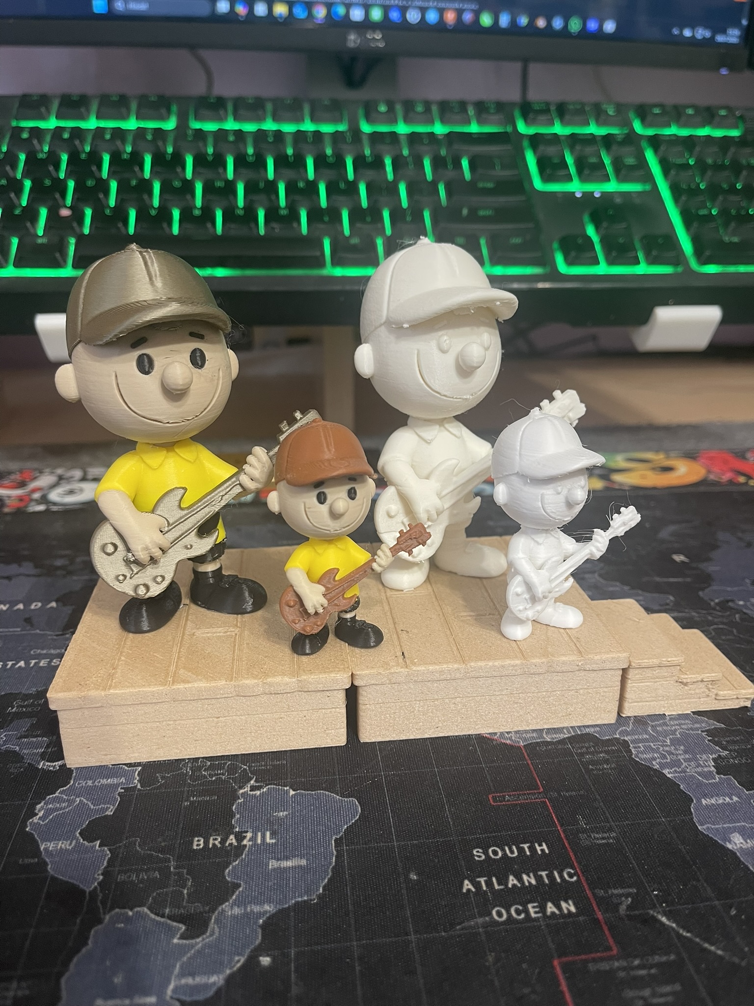 Charlie Brown with guitar - at the Concert