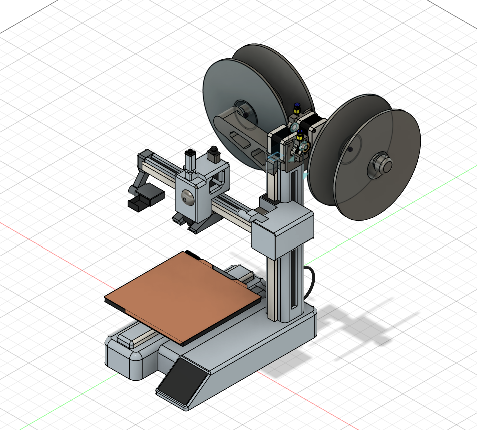 A1 Mini Triple Filament Holder + AMS Feature