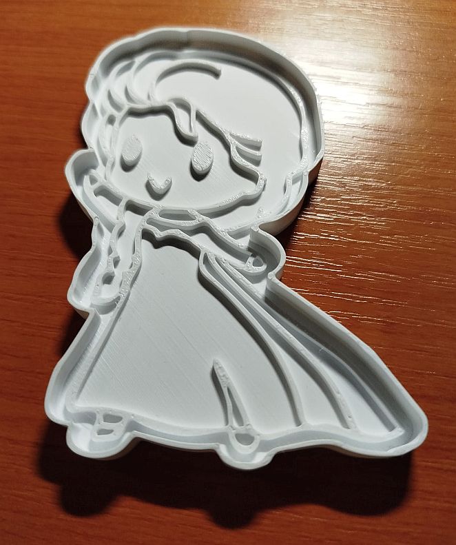 Clay stamps - Elsa