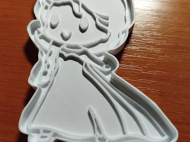 Clay stamps - Elsa