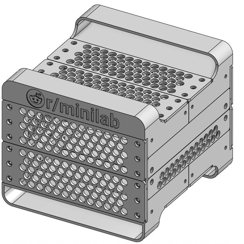 Tiny Rack (upgradable 6＂ inch modular server rack) by Made by Me Tree ...