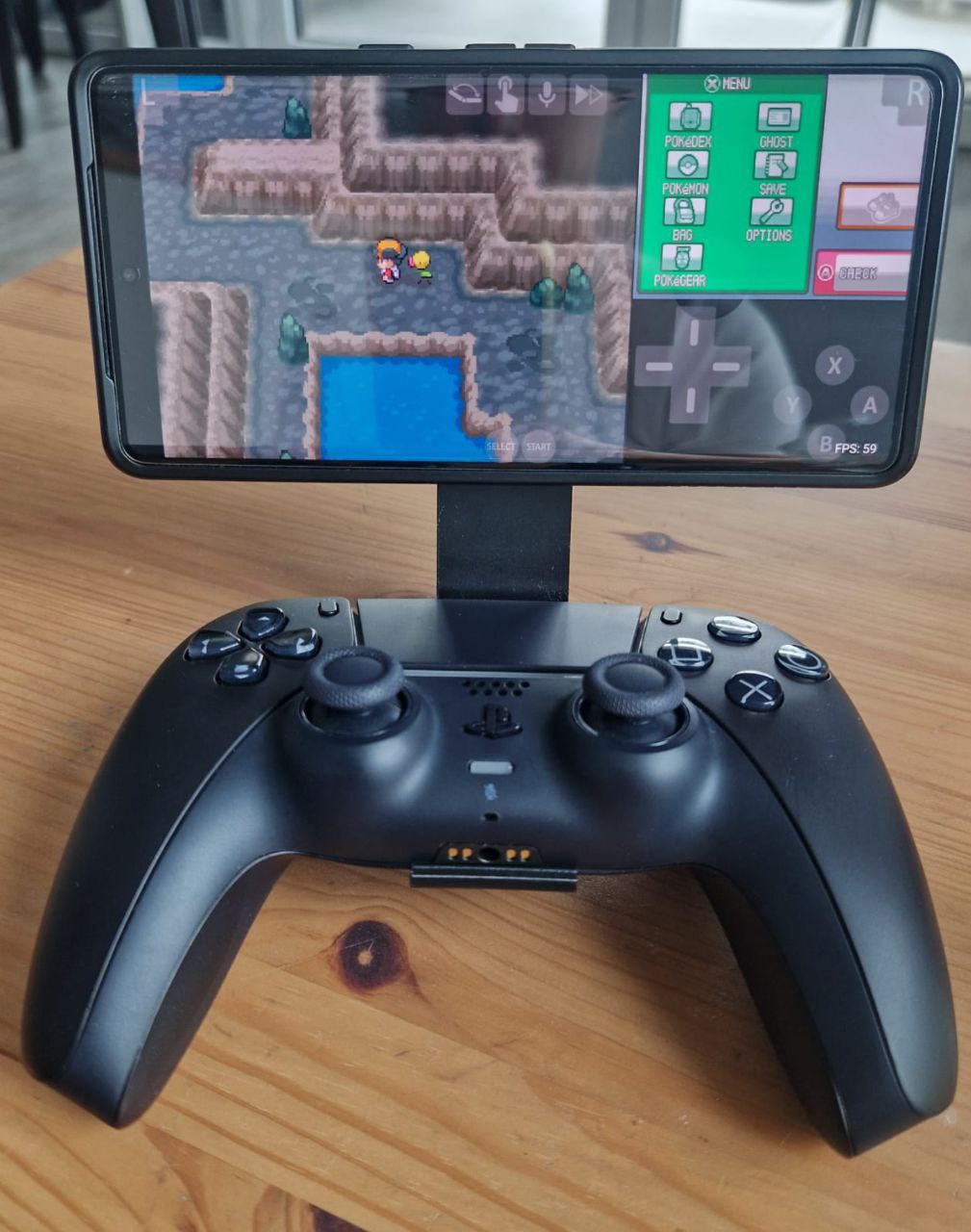 PS5 dualsense controller quadlock phone mount/holder