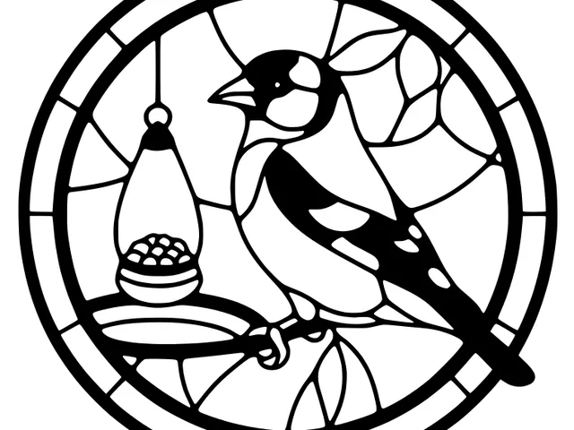 Bird motif 1: Goldfinch wallart, coaster, grill