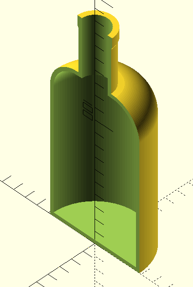 RandoTechNerd Wine or Whiskey Bottle Any Size (parametric)